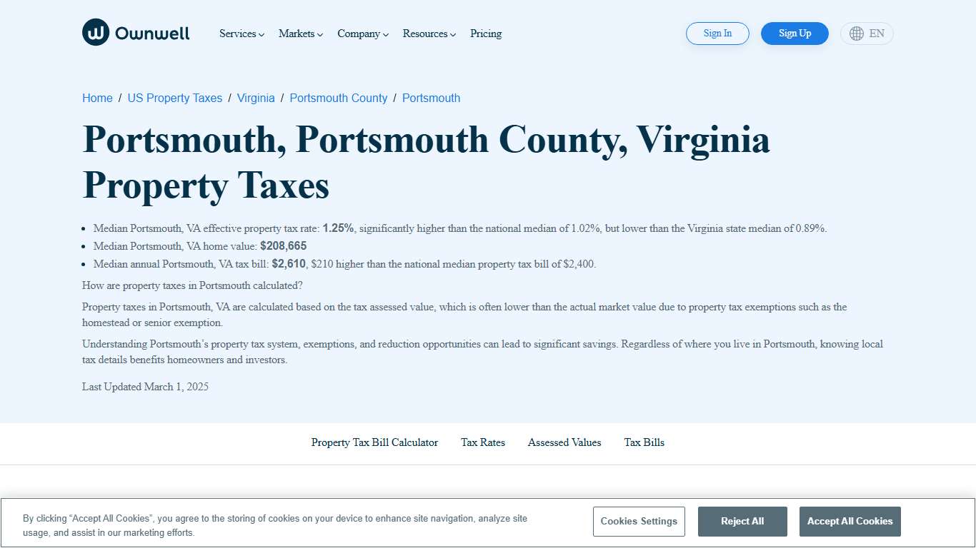 Portsmouth, Portsmouth County, Virginia Property Taxes - Ownwell